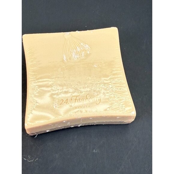 Vintage HERMES 24 FAUBOURG Perfumed Soap Collection Bain 5.2 oz In DAMAGED Box - Picture 9 of 16